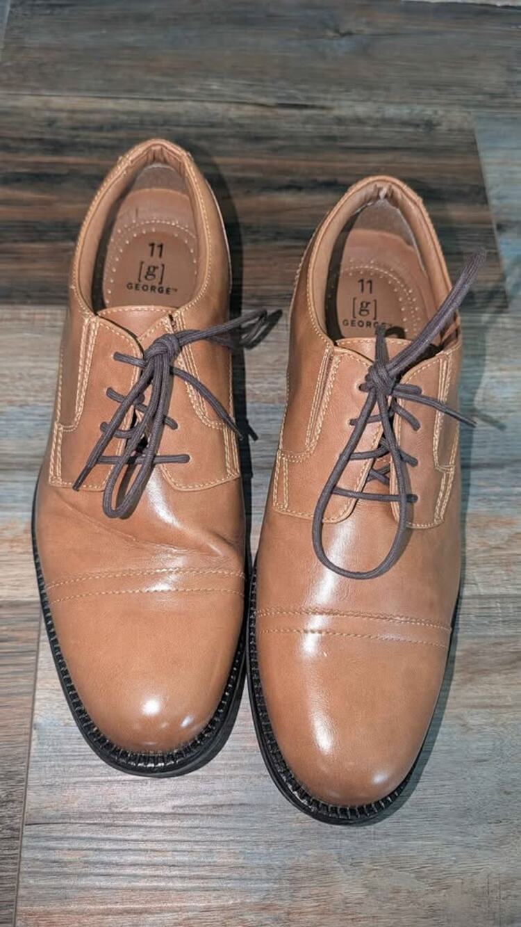 George Men's Cap Toe Oxfords Size 11